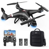 Holy Stone GPS Drone with 1080P HD Camera FPV Live Video for Adults and Kids, Quadcopter HS110G with Carrying Bag, 2 Batteries, Altitude Hold, Follow Me and Auto Return, Easy to Us