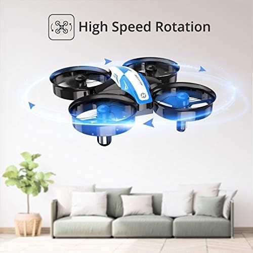  Holy Stone Mini Drone for Kids and Beginners RC Nano Quadcopter Indoor Small Helicopter Plane with Auto Hovering, 3D Flip, Headless Mode and 3 Batteries, Great Gift Toy for Boys an