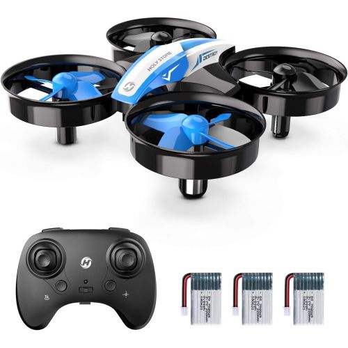  Holy Stone Mini Drone for Kids and Beginners RC Nano Quadcopter Indoor Small Helicopter Plane with Auto Hovering, 3D Flip, Headless Mode and 3 Batteries, Great Gift Toy for Boys an