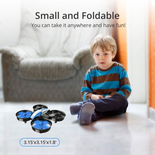  Holy Stone Mini Drone for Kids and Beginners RC Nano Quadcopter Indoor Small Helicopter Plane with Auto Hovering, 3D Flip, Headless Mode and 3 Batteries, Great Gift Toy for Boys an