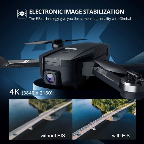  [아마존베스트]Holy Stone HS720E 4K EIS Drone with UHD Camera for Adults, Easy GPS Quadcopter for Beginner with 46mins Flight Time, Brushless Motor, 5GHz FPV Transmission, Auto Return Home, Follo
