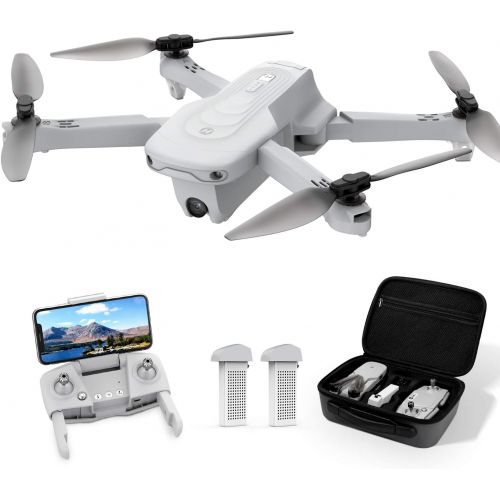  [아마존베스트]Holy Stone HS175 Drone with Camera for Adults 2K UHD, GPS Auto Return, 5GHz FPV RC Quadcopter Follow Me, Waypoints, Circle Fly, Optical Flow, Headless Mode, 2 Batteries for 40 Min