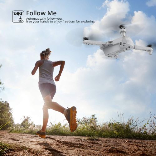  [아마존베스트]Holy Stone HS175 Drone with Camera for Adults 2K UHD, GPS Auto Return, 5GHz FPV RC Quadcopter Follow Me, Waypoints, Circle Fly, Optical Flow, Headless Mode, 2 Batteries for 40 Min