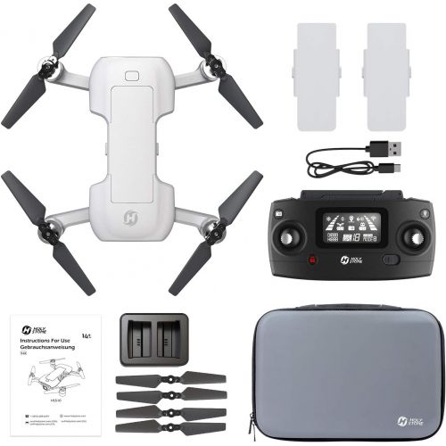  [아마존베스트]Holy Stone HS510 GPS Drone for Adults with 4K UHD Wifi Camera, FPV Quadcopter Foldable for Beginners with Brushless Motor, Return Home, Follow Me,2 Batteries and Storage Bag, Grey