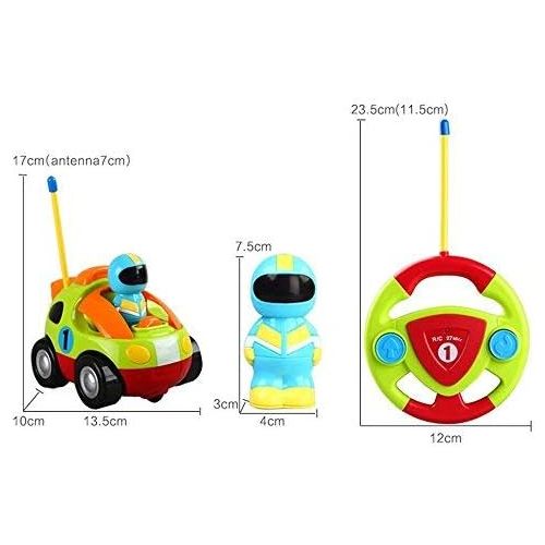  Holy Stone RC Cartoon Race Car with Music & Lights Electric Radio Control Toy for Baby Toddlers Kids & Children