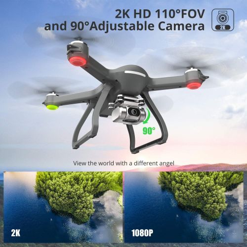  Holy Stone HS700 FPV Drone with 1080p HD Camera Live Video and GPS Return Home RC Quadcopter for Adults Beginners with Brushless Motor, Follow Me,5G WiFi Transmission,Compatible wi