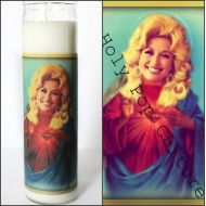 /HolyPopCulture Saint Dolly Prayer Candle | saint Dolly Parton Candle | Christmas Gift gag gift idea