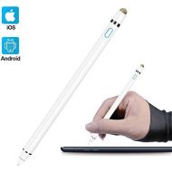 [아마존베스트]Active Stylus Compatible with Apple iPad, Homagical Stylus Pen for Touch Screens, Rechargeable Capacitive 1.5mm Fine Point iPad Pen Tablets Stylus with Pen Bag/Anti-friction Glove