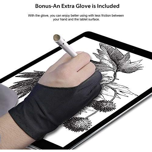  [아마존베스트]Active Stylus Compatible with Apple iPad, Homagical Stylus Pen for Touch Screens, Rechargeable Capacitive 1.5mm Fine Point iPad Pen Tablets Stylus with Pen Bag/Anti-friction Glove