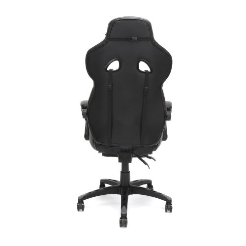  Homall RESPAWN-110 Racing Style Gaming Chair - Reclining Ergonomic Leather Chair with Footrest, Office Or Gaming Chair (RSP-110-GRY)