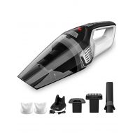 Homasy Portable Handheld Vacuum Cleaner Cordless, Powerful Cyclonic Suction Cleaner, Rechargeable 14.8V Lithium w/Quick Charge, Wet Dry Vacuum Cleaner for Pet Hair, Dust, Gravel Cl