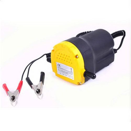  Home Use Mini Type Electric Oil Liquid Transfer Pump Black and Yellow