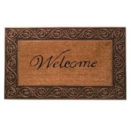 Home & More 10003WELC Welcome Doormat, 18 x 30 x 1, Natural/Bronze
