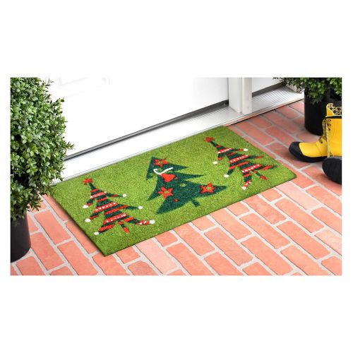  Home & More 120981729 Christmas Trio Doormat, 17 x 29 x 0.60, Multicolor