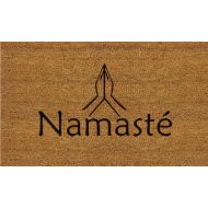 Home & More 120791729 Namaste Doormat, 17 x 29 x 0.60, Natural/Black