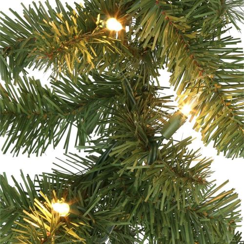  Home Accents Holiday 18 ft. Pre-Lit Kingston Indoor/Outdoor Garland Decoration with 70 Sparkling Warm Clear Lights