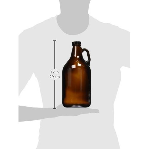  [아마존베스트]Home Brew Ohio Amber-Growler-1/2-Gal Growler, 1/2Gal, Amber