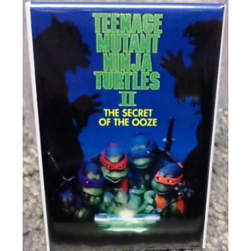  Home Comforts TMNT 2 Secret of the Ooze Movie Poster 2 x 3 Refrigerator Locker MAGNET Turtle