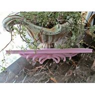 Home Decor By Design Pink Wall Shelf, Wall Decor, Floating Shelves, Shabby Chic, Nursery Room Decor, Kids, Children, Girls room Decor, SYROCO Wood, Display Stands for Photos, Baroque