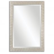 Home Decor Source Luxe 41 Pebbled Silver Wall Mirror