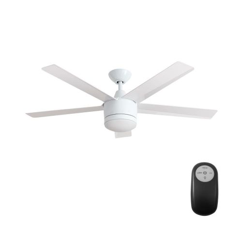  Home Decorators SW1422WH Merwry 52 Integrated Led Indoor White Ceiling Fan