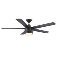 Home Decorators Collection Merwry LED 52 Indoor Ceiling Fan (Black)