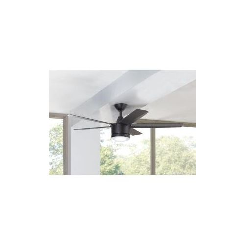  Home Decorators Collection Merwry LED 52 Indoor Ceiling Fan (Black)
