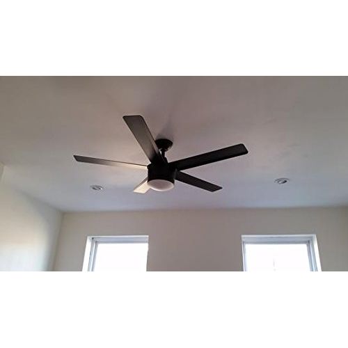  Home Decorators Collection Merwry LED 52 Indoor Ceiling Fan (Black)