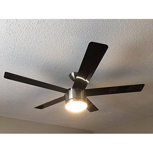  Home Decorators Collection Merwry LED 52 Indoor Ceiling Fan (Black)