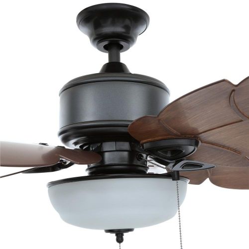  Home Decorators Collection 51422 Palm Cove 52 in. Natural Iron Ceiling Fan