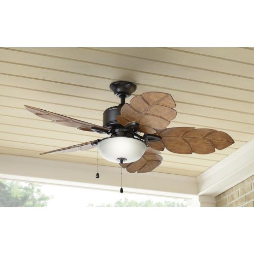  Home Decorators Collection 51422 Palm Cove 52 in. Natural Iron Ceiling Fan