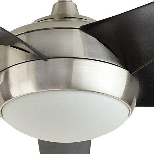  Home Decorators Collection Windward IV 52 in. LED Indoor Brushed Nickel Ceiling Fan with Light Kit and Remote Control