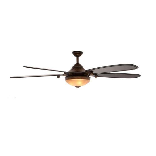  Home Decorators Collection Amaretto 70 in. LED French Beige Ceiling Fan