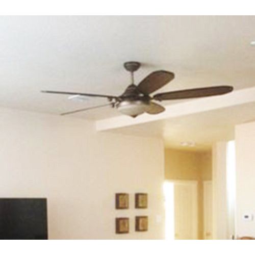  Home Decorators Collection Amaretto 70 in. LED French Beige Ceiling Fan