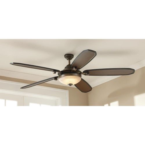  Home Decorators Collection Amaretto 70 in. LED French Beige Ceiling Fan