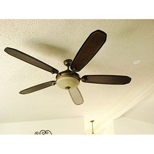  Home Decorators Collection Amaretto 70 in. LED French Beige Ceiling Fan