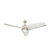 Home Decorators Collection Escape II 60 in. LED Brushed Nickel Ceiling Fan