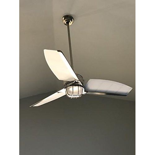  Home Decorators Collection Escape II 60 in. LED Brushed Nickel Ceiling Fan