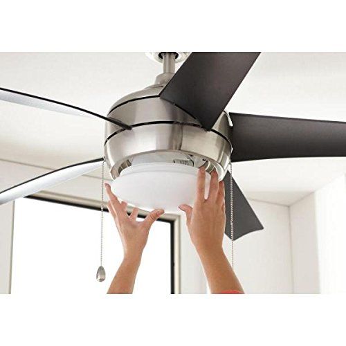  Home Decorators Collection 44 Inch Windward Brushed Nickel Ceiling Fan