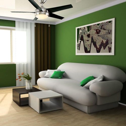  Home Decorators Collection 44 Inch Windward Brushed Nickel Ceiling Fan