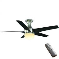 Home Decorators Collection Tuxford 44 in. LED Indoor Brushed Nickel Ceiling Fan with Light Kit and Remote Control