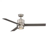 Home Decorators Collection Tripoli III LED 52 In. Brushed Nickel Ceiling Fan
