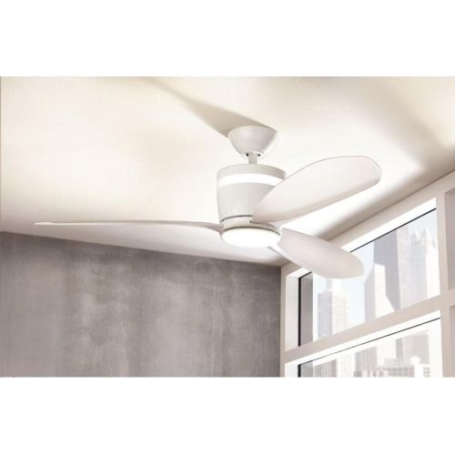  Home Decorators Collection Federigo 48 in. LED Indoor White Ceiling Fan