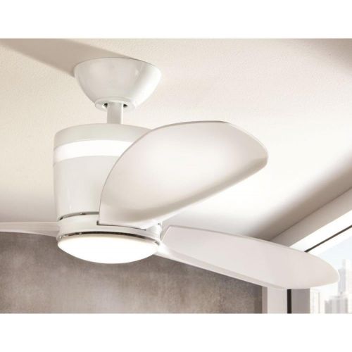  Home Decorators Collection Federigo 48 in. LED Indoor White Ceiling Fan