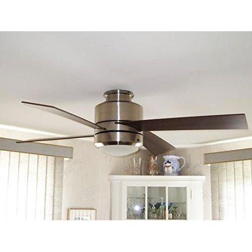  Home Decorators Collection Healy 48 in. LED Brushed Nickel Ceiling Fan by Home Decorators Collection