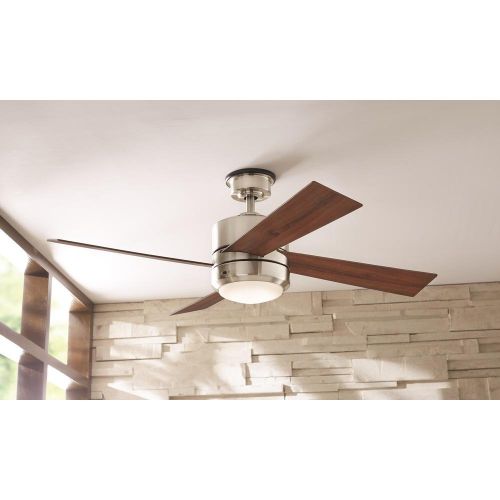  Home Decorators Collection Healy 48 in. LED Brushed Nickel Ceiling Fan by Home Decorators Collection