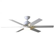 Home Decorators Collection YG493A-WH Kensgrove 54 in. Integrated LED Indoor White Ceiling Fan with Light Kit and Remote Control