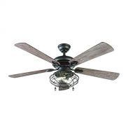Home Decorators Collection YG629-NI 52 LED Indoor Natural Iron Ceiling Fan