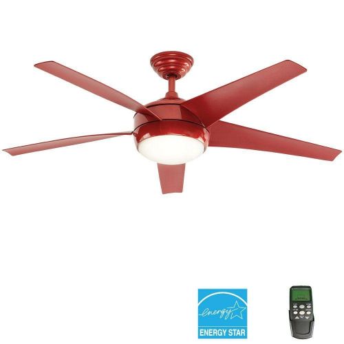  Home Decorators Collection 52 in. Red Windward IV Ceiling Fan