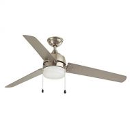 Home Decorators Collection Carrington 60 in. Brushed Nickel Ceiling Fan indoor/outdoor